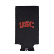 USC Trojans Black Arch Slim Can Coozie